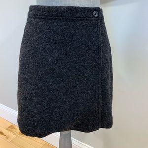 J.Crew Charcoal gray wool skirt